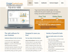 Tablet Screenshot of gagecontrol.com